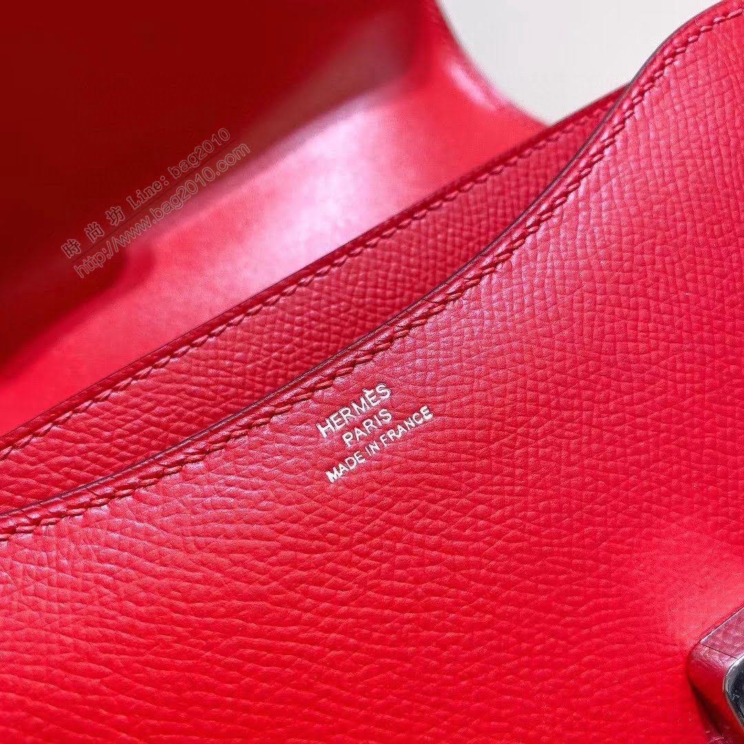 Hermesn康康女包 愛馬仕Constance斜挎包 Epsom皮  am2306
